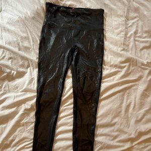 Spanx faux leather leggings